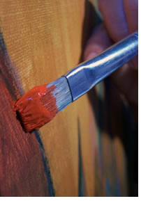 Schilderij Links