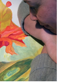 Schilderij Links